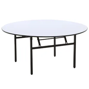 Сверхмощная ресторанная мебель 6 футов/ПВХ складные столы, Банкетный круглый стол