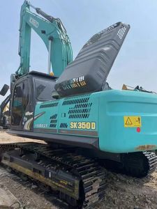 Excavadoras sobre orugas Kobelco usadas, excavadora SK350, equipo de movimiento de tierra con orugas medio para la venta - Product Image 2
