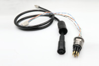Connecteur étanche Ethernet 12 cœurs compatible Subconn pour la transmission de signal en haute mer