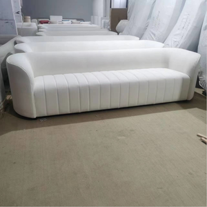 โซฟาหนังสไตล์อิตาเลียน โมเดิร์น เรียบหรู ดูดี สวยงาม โซฟาหนังศิลปะ - Product Image 3