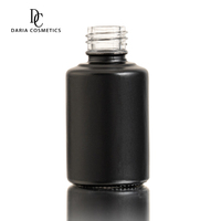 Flacon de vernis à ongles vide de luxe personnalisé de 14 ml, blanc et noir, unique, avec pinceau
