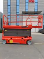 SHENLI Lift Gunting Hidrolik Artikulasi Diesel-elektrik Berkapasitas 2 Ton, Tinggi Kerja 5.8m, Meja Kerja 3000x2200mm