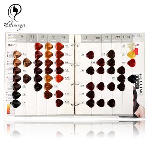 OEM Color de pelo rubio gráfico <span class=keywords><strong>libro</strong></span> helado tinte de pelo Tabla de color para bigen tinte marrón - Product Image 2