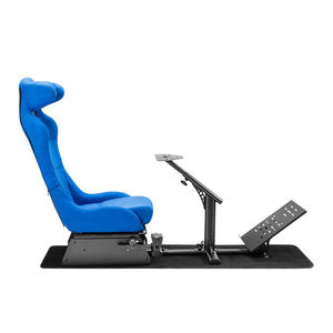 Silla de carreras sencilla con marco plegable al por mayor, soporte de rueda de carreras para conducción de coches VR, <span class=keywords><strong>asiento</strong></span> de simulador de carreras para videojuegos - Product Image 3