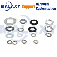 MALAXY Aluminium M3 M4 M5 M6 M8 Aluminium Stahl Kupfer Sortiment Ring-Unterlegscheiben für Öl- und Bremsleitungen