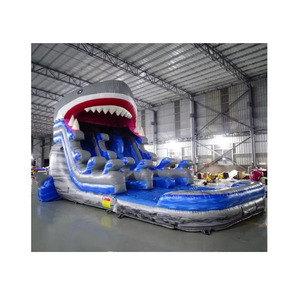 Precio de fábrica tiburón diapositiva con piscina - Product Image 1