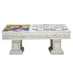 Pietra commemorativa in resina all'ingrosso la croce con la decorazione del giardino della statua di pietra della resina dell'<span class=keywords><strong>angolo</strong></span> delle ali - Product Image 2