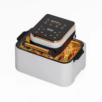 Vente en gros New15L Digital Large Visual Air Fryer Four Cuisine Maison Grille-pain Four électrique Friteuse à air chaud sans huile