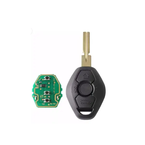 Chiave Auto remota automatica per chip transponder BMW EWS 3 pulsanti 433MHz PCF7935 ID44