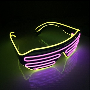 Attractive price DJ party decoration enlighten luminous neon custom LED his glasses - Product Image 5