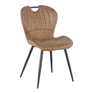 Offres Spéciales Europe Entrepôt Nordique Chaises Salle À Manger Enfant Bébé <span class=keywords><strong>Orange</strong></span> Moderne De Luxe En Cuir Chaises De Salle À Manger pour Table À Manger - Product Image 1
