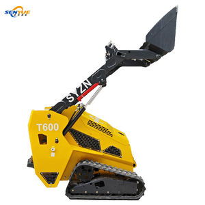 Mini-chargeuse compacte à direction déportée, 23 CV, charge nominale 400 kg, idéale pour le déplacement de matériel de jardinage, vente directe usine, prix abordable - Product Image 2