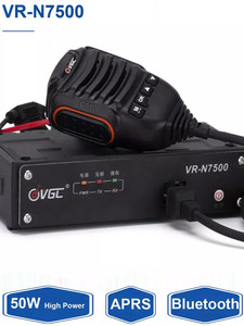 Radio Móvil de Doble Banda UHF VHF Weinuo VR-N7500, Intercomunicador de Alta Potencia 50W, Radio Bidireccional Bluetooth con Programación Telefónica L789 - Product Image 4