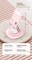 Support de téléphone et tablette pliable en métal, réglable en hauteur, pivotant à 360°, stabilisation multi-scènes, best-seller pour ordinateur de bureau