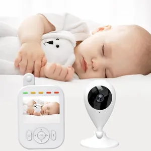 Baterai tahan lama deteksi suara Mode VOX Babyphone dua cara bicara 2.8 inci 2024 Monitor Video bayi dengan kamera Digital