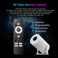 Console de jeu vidéo domestique IHOMELIFE ISmart X10S 4K, Android 13, manette sans fil 2-en-1, projecteur blanc, WiFi double bande EU/US