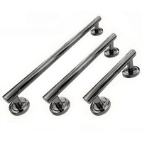 Barre d'appui droite en acier inoxydable pour salle de bain, main courante de sécurité murale pour personnes âgées, handicapées, hôpitaux, douches et toilettes