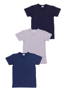 100% Cotton Short Sleeves Bi-Elastic Jersey Boys Undershirt <b>for</b> Toddler <b>Kids</b> Italian Wholesale Brand <b>for</b> Export in Bulk - Product Image 4