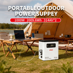 Station d'alimentation solaire 1000W pour le camping, générateur solaire portable 2000Wh, station d'alimentation portable 300W-1000W - Product Image 1