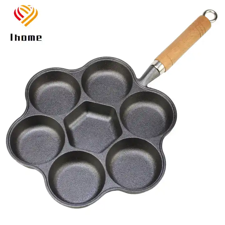 Mini Pancake Pan with Handle Pancake Maker Pan Non-stick Stovetop