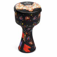 Djembe ABS de 8,5 pouces, instrument de percussion portable pour la salle de classe, les festivals, les bandes scolaires et les répétitions