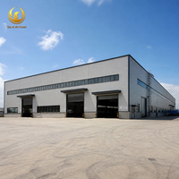 Bâtiment d'usine de fabrication d'acier à grande portée, atelier industriel, structure métallique préfabriquée, usine préfabriquée