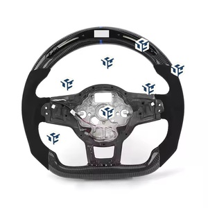 พวงมาลัยสปอร์ตออกแบบได้ตามต้องการสำหรับโฟล์คสวาเกนกอล์ฟ7 VW POLO Golf R 6 7 8 MK6 MK7 B7อุปกรณ์เสริม B8 - Product Image 1