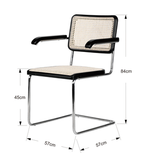 <span class=keywords><strong>Cesca</strong></span> comedor diseño reposabrazos lujo ratán nórdico comedor sillas metal pata - Product Image 1