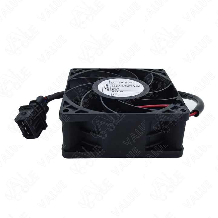 0009769527 Linde Forklift Parts 48v Radiator Fan DC48V 180mA 