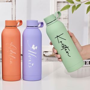 <b>Personalized</b> Insulated <b>Water</b> <b>Bottle</b> with Name, Double Wall Stainless Steel Vacuum Flask, Custom Sports Canteen for Men & Women - Product Image 6