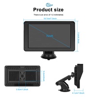 (Stock US/UE) Podofo Autoradio portable sans fil Carplay/Android Auto avec écran HD 7 pouces, AirPlay, Android Cast, musique BT