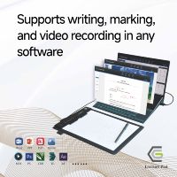 Vorlesungs-Pad für Online-Unterricht - ZOOM Bildschirmfreigabe Echtzeit-Handschrift HD-Videoaufnahme Loseblatt-System USB-C Plug-and-Play 15-Zoll