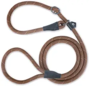 Long Dog Leash for Off-Leash with Swivel Clip Training and Play Dog NO PULL Slip Leash