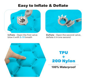 <span class=keywords><strong>Matelas</strong></span> gonflable HOMFUL pour le camping en plein air, facile à <span class=keywords><strong>gonfler</strong></span> - Product Image 2