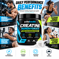 Créatine monohydrate micronisée en poudre, marque privée, 300 g, compléments alimentaires en poudre de créatine monohydrate
