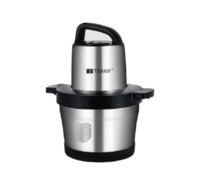 Mini broyeur de nourriture électrique ménage 6L Fufu mélangeur lames hachoir à viande Portable hachoir électrique Cutter Inox 300 220