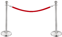 Traditionelle Event Party Auszeichnungen 6 Stück Set schwarz grün rot Teppich Samt hängen Geländer Barriere Post Seil Stütze