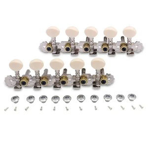 Chrome 5L5R Guitare Machine Heads Touches 10 Cordes Guitare Acoustique <span class=keywords><strong>Mandoline</strong></span> Tuning Pegs avec Double Trou - Product Image 1