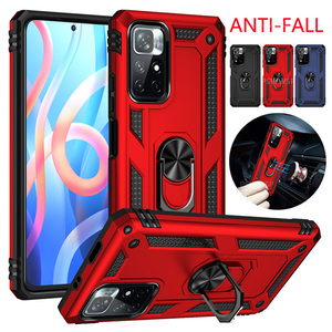 Funda Protectora Antigolpes con Anillo Metálico para Xiaomi Redmi Note 12 11 10 Prime 9 <span class=keywords><strong>Pro</strong></span> <span class=keywords><strong>Max</strong></span> <span class=keywords><strong>11S</strong></span> 11T 10T 9T 10C 9S 10S 5G 9A 9C - Product Image 2