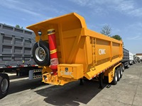CIMC 3 essieux 40Ton 50Ton Dump Box semi-remorque avec 6*4 tracteur tête châssis camion remorques