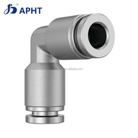 304 acier inoxydable raccord rapide PC 1/8 "1/4" 3/8 "1/2" BSP filetage externe trachée tuyau connecteur pièces pneumatiques