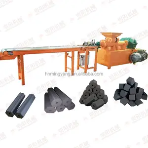Energy saving coal powder briquette extruder machine price wood charcoal dust sticks press for sale