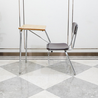Ensemble chaise et bureau robuste pour la formation, chaise et bureau pour étudiants, idéal pour l'école