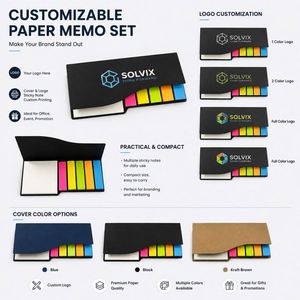 Cadeau d'entreprise promotionnel, notes autocollantes personnalisées avec logo OEM, bloc-notes en papier de haute qualité pour un usage quotidien - Product Image 3