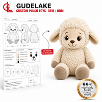 Jouet en peluche personnalisé pour chien, vente en gros, OEM, ODM, faible MOQ, couineur, à mâcher, doux, animal en peluche, directement de l'usine, fourniture pour animaleries