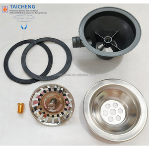 Dapur mangkuk tunggal wastafel PE pipa pembuangan dengan meluap pipa sedot pompa wastafel Plug - Product Image 4