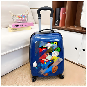 <span class=keywords><strong>Maleta</strong></span> Infantil con Diseño de Dibujos Animados, Carcasa Rígida, 18 Pulgadas, con Ruedas Giratorias, para Niños y Niñas - Product Image 6
