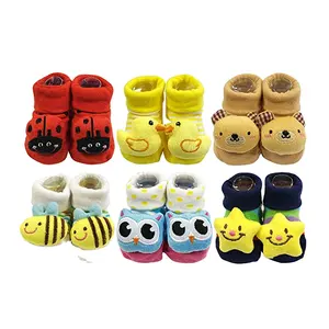 婴儿幼儿新生 3d婴儿和儿童袜子婴儿男孩和女孩防滑棉袜礼品套装夏季袜子babi sox