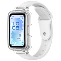 Bracelet de montre de remplacement avec bouton-pression en silicone pour Huawei Band 11/11 Pro