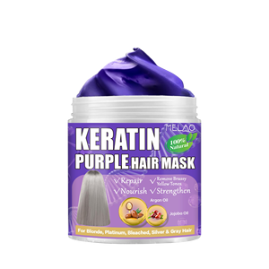 Mascarilla Capilar de Queratina y Colágeno de Marca Privada para el Mercado de América del Norte, Aumenta la Fuerza y el Brillo Natural, Fabricante ODM - Product Image 1